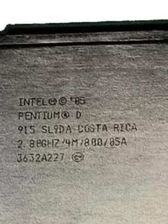 Intel Pentium D 915 Prozessor CPU SL9DA 2.80GHz LGA775 Silber