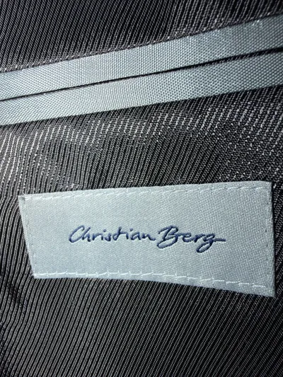 Christian Berg Herren Sakko Gr. 54/XL Grau Business Blazer Jacke