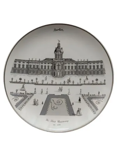 KPM Sammelteller Schloss Charlottenburg Berlin Porzellan 20cm