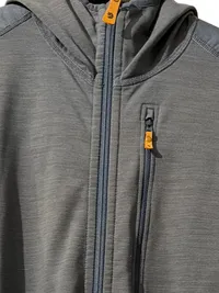 Fjällräven Herren Fleecejacke Kapuze Outdoor Grau Gr. L 3