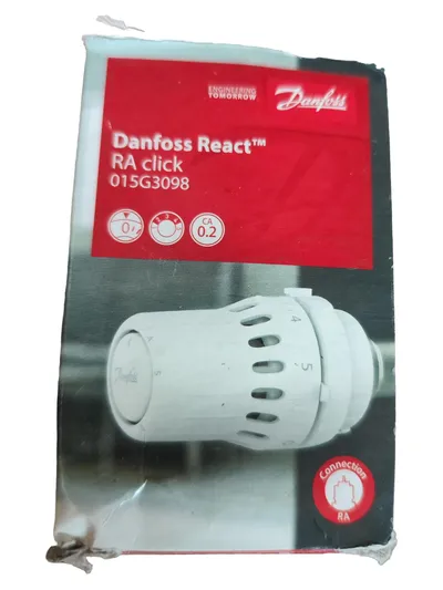 Danfoss React RA click Raumthermostat Heizkörper Thermostatkopf Weiß