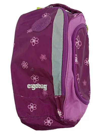 Ergobag Schulrucksack Kinder Lila Blumenmuster 15L Mädchen