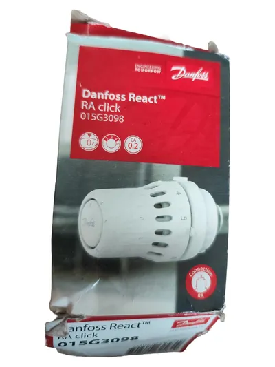 Danfoss React RA Click Raumthermostat Kopf Weiß Heizung