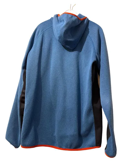 Patagonia Fleecejacke Herren Gr. L Blau Kapuze Outdoor Performance