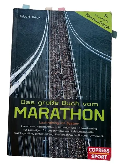 Das große Buch vom Marathon Hubert Beck Lauftraining Ratgeber 5. Auflage