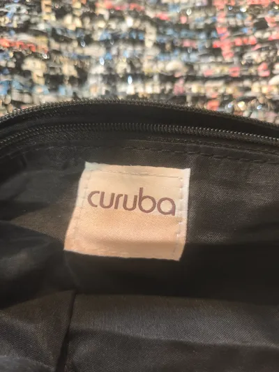Curuba Damen Umhängetasche Tweed Mehrfarbig Elegant Crossbody Bag