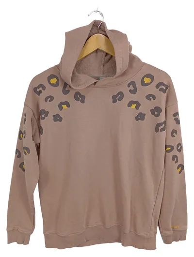 Bench. Damen Kapuzenpullover Hoodie Leopardenmuster Beige Gr. M