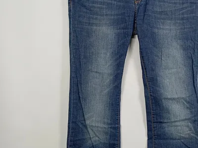 Cross Damen Jeans Regular Fit Blau W27 L30 Baumwolle Casual Hose