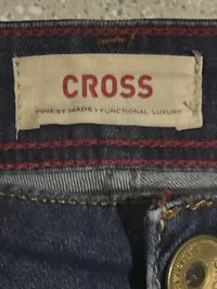 Cross Damen Jeans Regular Fit Blau W27 L30 Baumwolle Casual Hose 4