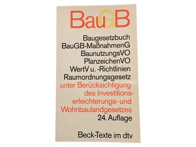 BauGB Baugesetzbuch 24. Auflage Beck-Texte im dtv Gesetzbuch