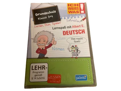Paletti Lernspaß Albert E. Deutsch Grundschule Klasse 3+4 CD-ROM