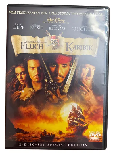 Fluch der Karibik DVD Gore Verbinski Johnny Depp Abenteuerfilm