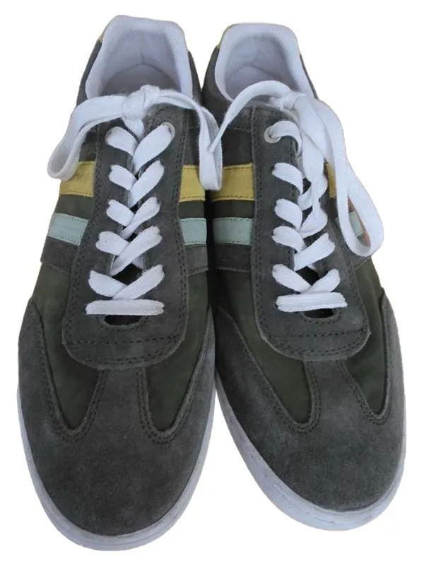 Dockers Sneaker Low Herren Freizeitschuhe Oliv Retro Gr. 43 2