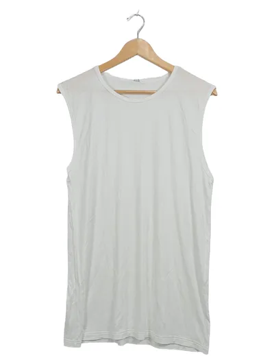 ESGE Herren Unterhemd Shirt Weiß Basic Modal Gr. XXL