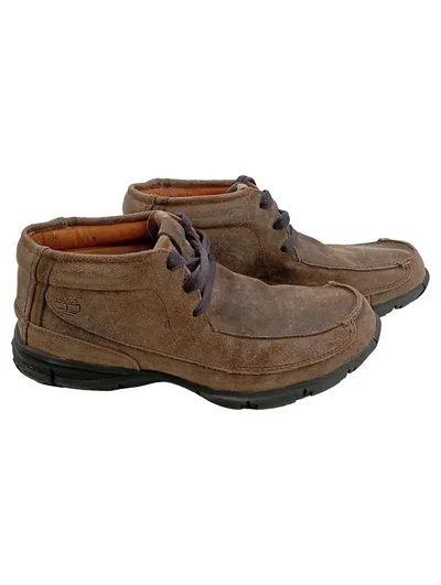 Timberland Herren Mokassin Stiefelette Wildleder Braun Gr. 40,5 Chukka Boot