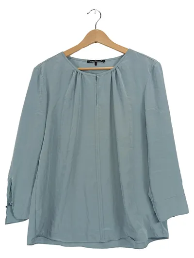 Luisa Cerano Damen Bluse Langarm Gr. 40 Petrol Elegant Polyester