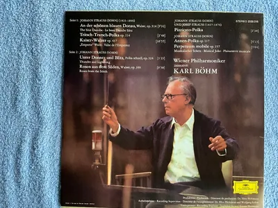 Deutsche Grammophon Wiener Philharmoniker Strauss Walzer Polka Vinyl LP