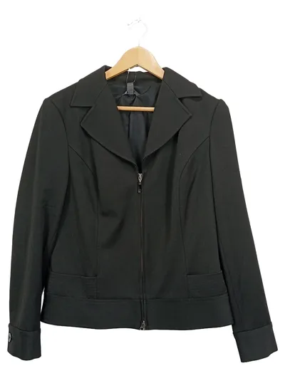Classiques Entier Damen Blazer Jacke Schwarz Gr. 38 Business Reißverschluss