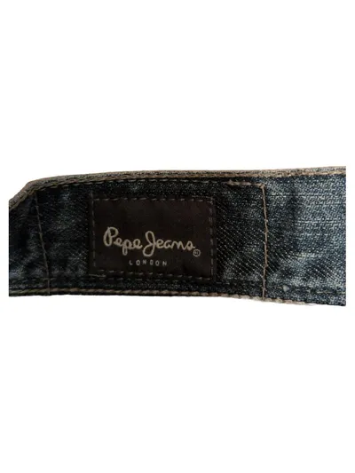 Pepe Jeans London Bootcut Damen W31 Blau Baumwolle Casual