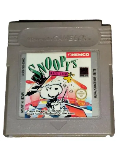 Snoopy's Magic Show Nintendo Game Boy Spiel Modul Retro DMG-SN-NOE