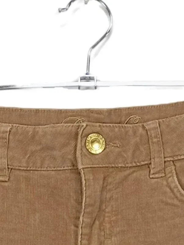 Denim Co Cordhose Kinder Mädchen Gr. 134 Beige Baumwolle Casual Uni 2