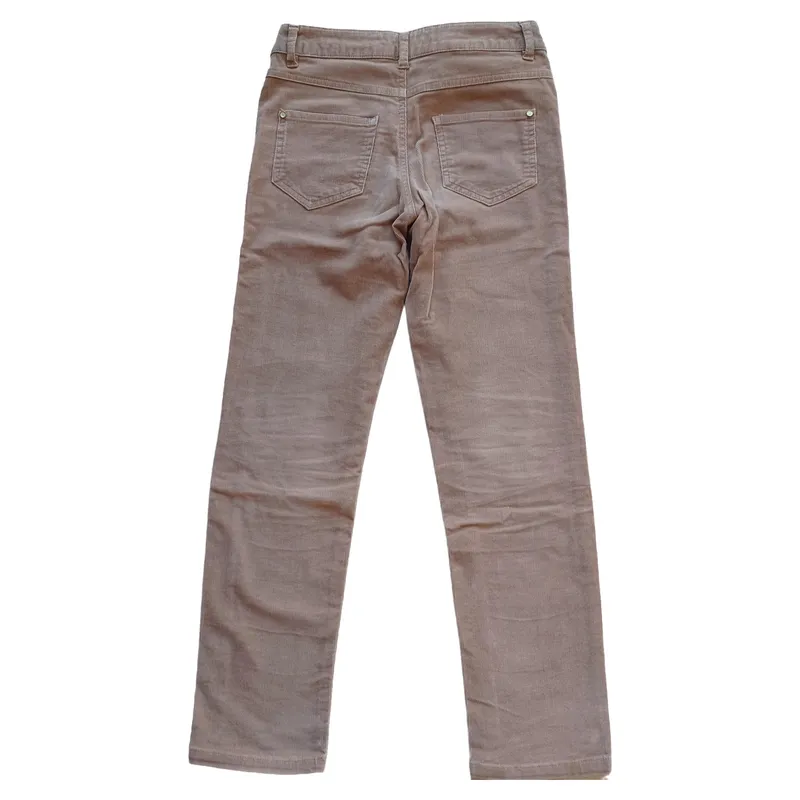 Denim Co Cordhose Kinder Mädchen Gr. 134 Beige Baumwolle Casual Uni 4