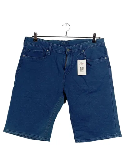 Pepe Jeans Herren Bermuda Shorts Dunkelblau Gr. W36/52 Stretch
