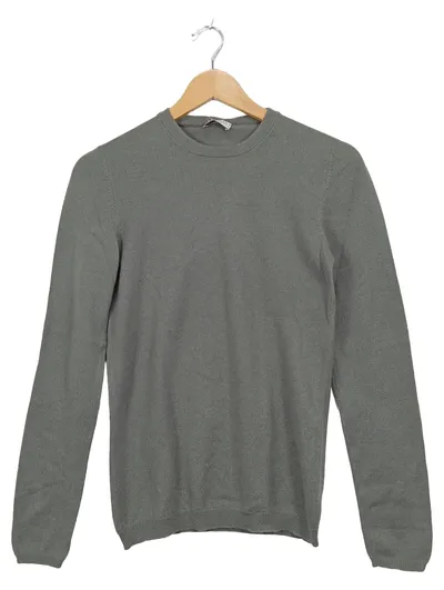 Brunello Cucinelli Herren Kaschmir Pullover Grau Größe S Business Casual