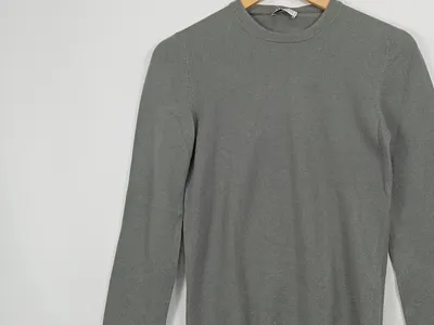 Brunello Cucinelli Herren Kaschmir Pullover Grau Größe S Business Casual