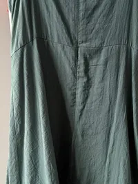 Cupshe Damen Sommerkleid Midikleid Raffungen Trägerkleid Grün S 5