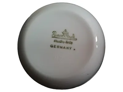Rosenthal Studio-Linie Kaffeeservice 3-tlg Porzellan Blatt Motiv Weiß Alltag