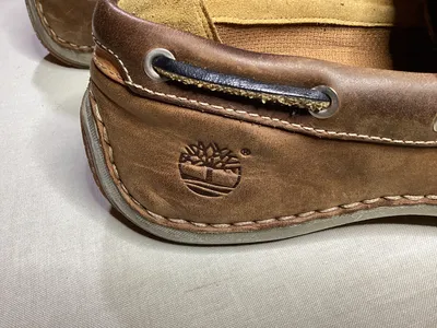 Timberland Herren Bootsschuhe Leder Braun Gr. 40,5 Maritim Deckschuhe