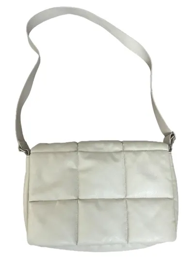 Monki Gesteppte Umhängetasche Beige Damen Mittel Alltag Polyester