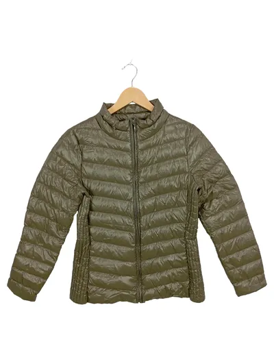 Darling Harbour Damen Steppjacke Ultra Light Down Gr. 40 Oliv