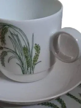 Rosenthal Studio-Linie Kaffeeservice 3-tlg Porzellan Weiß Blumen Klassisch