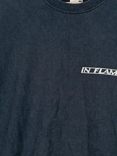 Fruit of the Loom Herren Fanshirt L Schwarz Freizeit Metal Band Merch