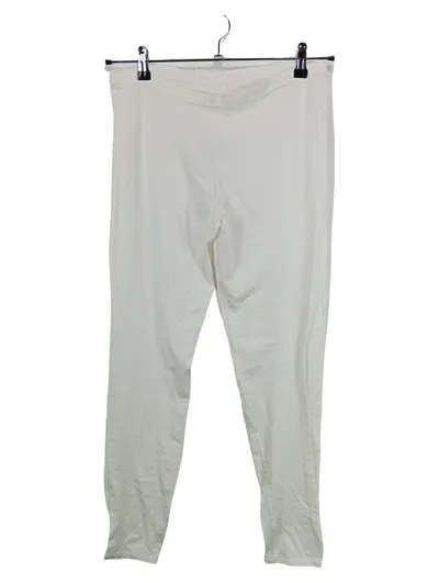 Pompadour Stoffhose Damen Viskose Basic Weiß Gr. 46 XXL Alltag