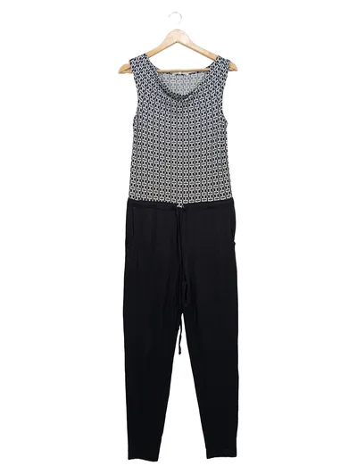 Tramontana Damen Jumpsuit Gr. S schwarz weiß grafisch Viskose