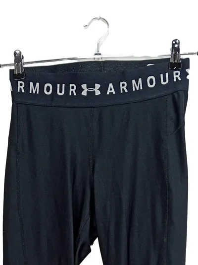Under Armour Damen Sport Leggings Logo Print Schwarz Gr. M Polyester