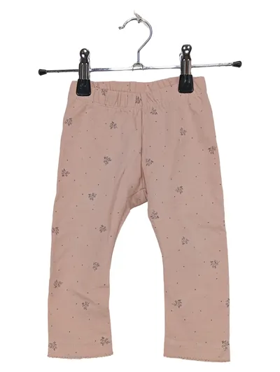 NAME IT Baby Mädchen Leggings Rosa Blumenmuster Gr. 80 Bio-Baumwolle