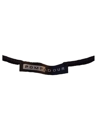 Pompadour Damen Unterhemd Trägershirt Schwarz Basic Gr. L Baumwolle