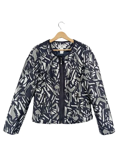 Rick Cardona Sweatjacke Damen L Abstrakt Mehrfarbig Polyester Langarm