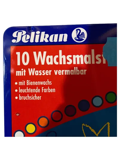 Pelikan Buntstifte Set Wachsmalstifte Bienenwachs wasserlöslich 10er