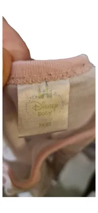 Disney Baby Langarm-Body Winnie Pooh Gr. 74/80 Rosa Gestreift 3