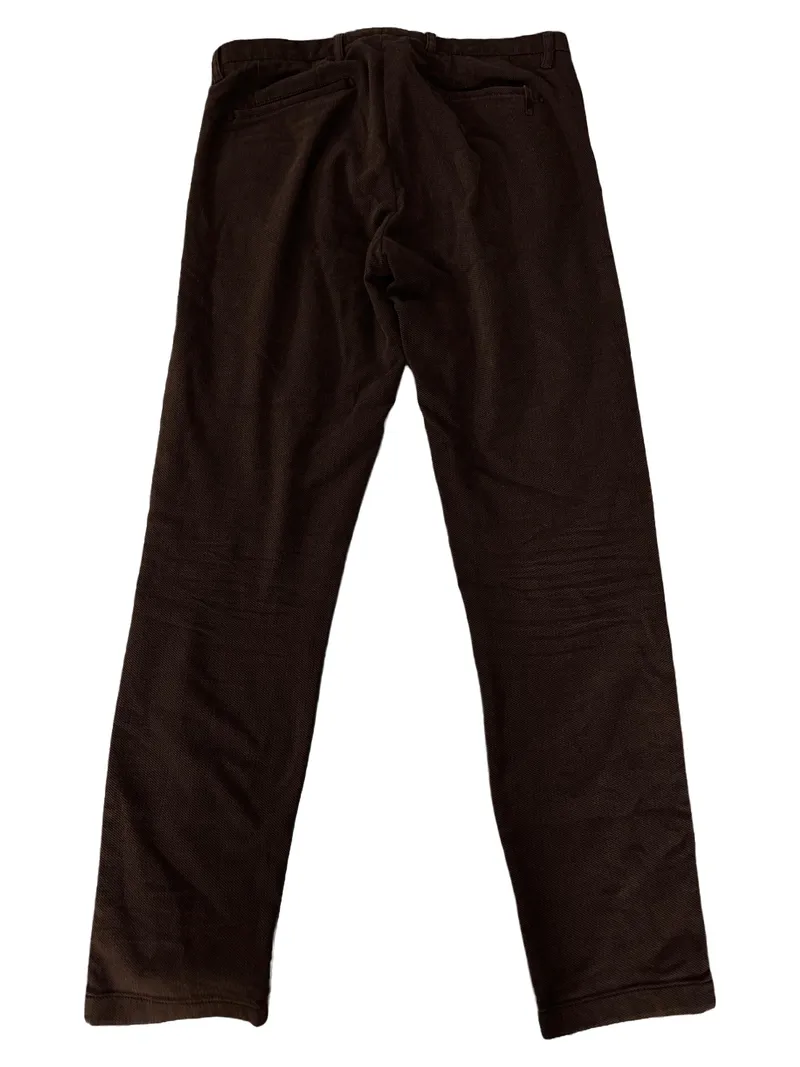 Cinque Herren Stoffhose Chino Grau Business Elegant Strukturmuster W32 48 2