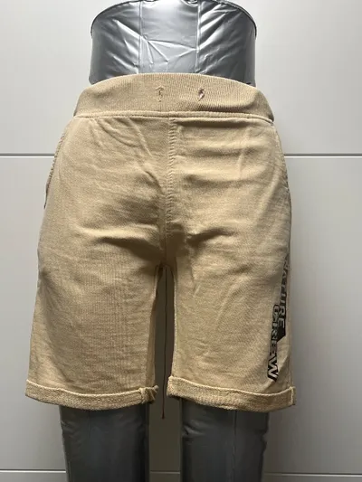 Identic Nature Crew Sport Shorts Kinder Gr. 146/152 Beige Baumwolle
