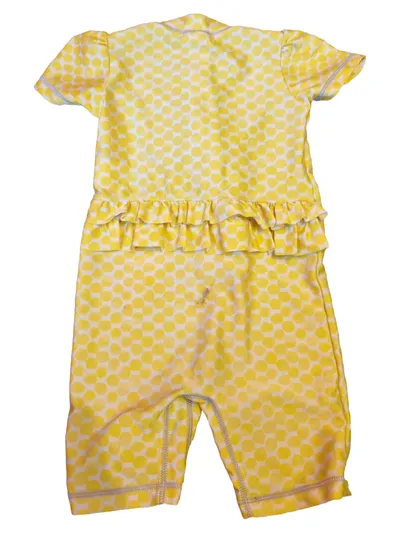 Carter's Baby Badeanzug Mädchen Gr. 80 12M Gelb Seepferdchen UV-Schutz