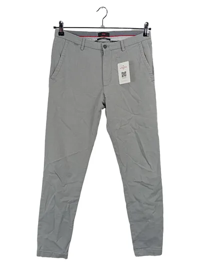 Cinque Herren Stoffhose Chino Grau Gr. 48 W32 Business Baumwolle