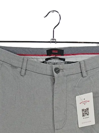 Cinque Herren Stoffhose Chino Grau Gr. 48 W32 Business Baumwolle