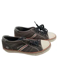 Dockers by Gerli Herren Sneaker Schnürschuhe Gr. 41 Grau Canvas Freizeit 1